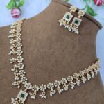 Emerald Artificial Necklace Set for Women