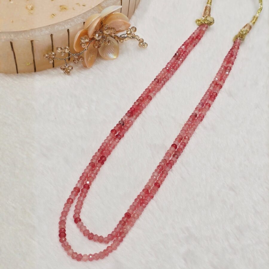 Pink Beaded Necklace