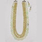 Lemon Quartz Stone Necklace - Image 4