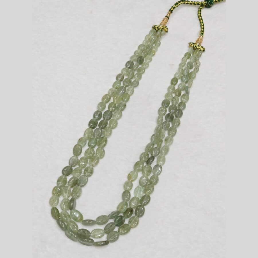 Green Beryl Stone Necklace