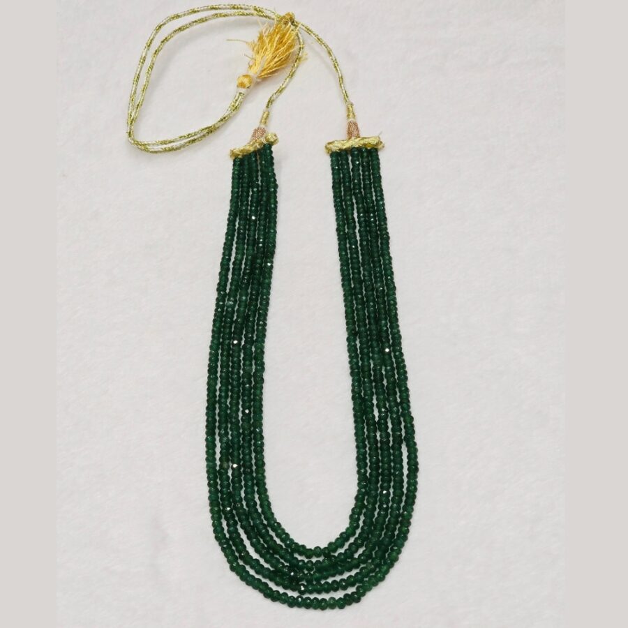 Emerald Beaded Necklace