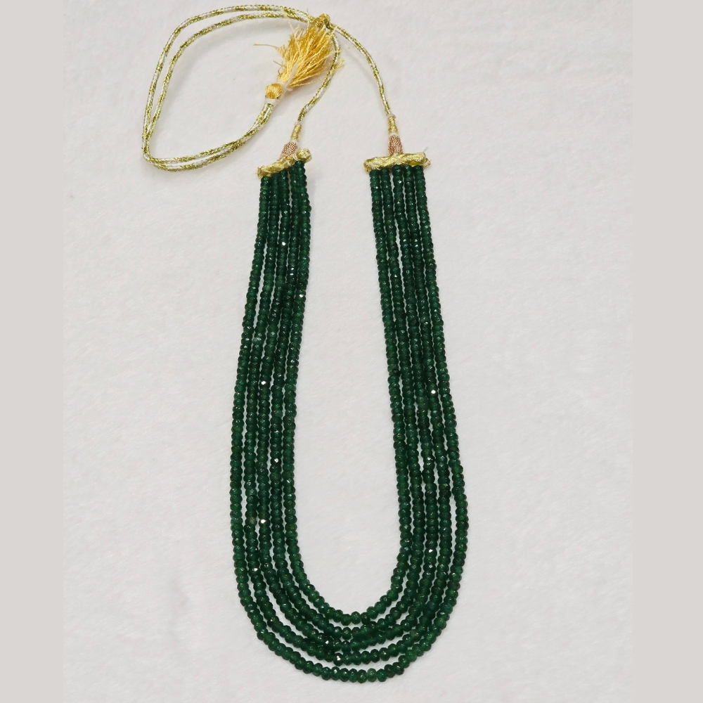 15 Emerald Beaded Necklace - Image 1