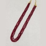 Ruby Beaded Necklace - Image 2