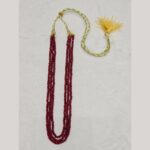 Ruby Beaded Necklace