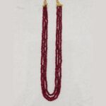 Ruby Beaded Necklace - Image 3