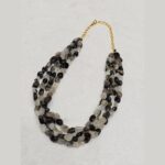 Black Rutile Stone Necklace - Image 2