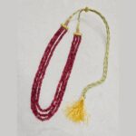 Natural Ruby Beaded Necklace