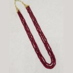 Ruby Beaded Necklace - Image 4