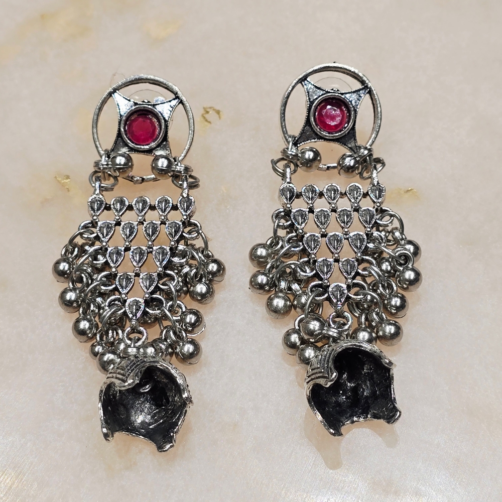 1-119.jpg Oxidized Earrings - Image 1