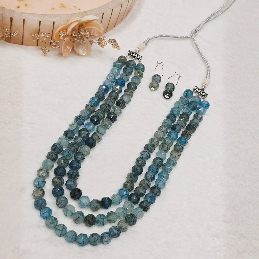 1-132.jpg Blue Stone Necklace - Image 1