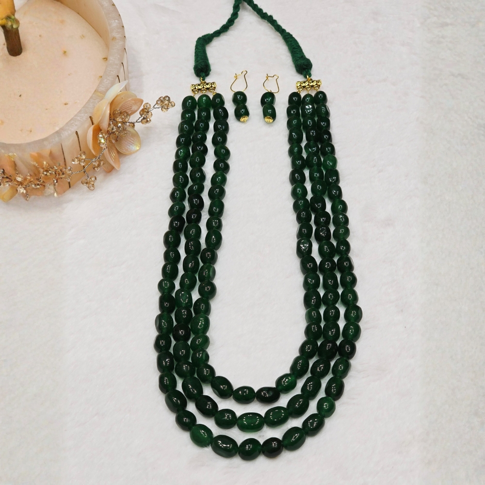 1-136.jpg Onyx Stone Necklace - Image 1