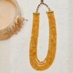 Yellow Beaded Necklace - Image 2