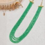 Green Beaded Necklace - Image 3