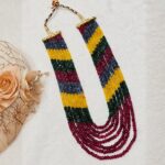 Multicolor Beaded Necklace - Image 2
