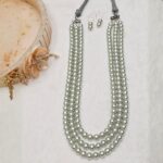 Silverish Gray Pearl Necklace - Image 2