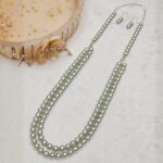 Silverish Gray Pearl Necklace - Image 3