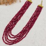 Red Beaded Necklace - Image 3