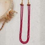 Red Beaded Necklace - Image 2