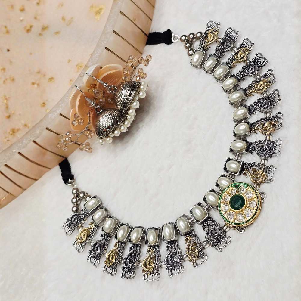 1-85.jpg Oxidized Necklace - Image 1