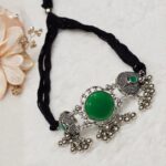 Green Oxidized Necklace - Image 3