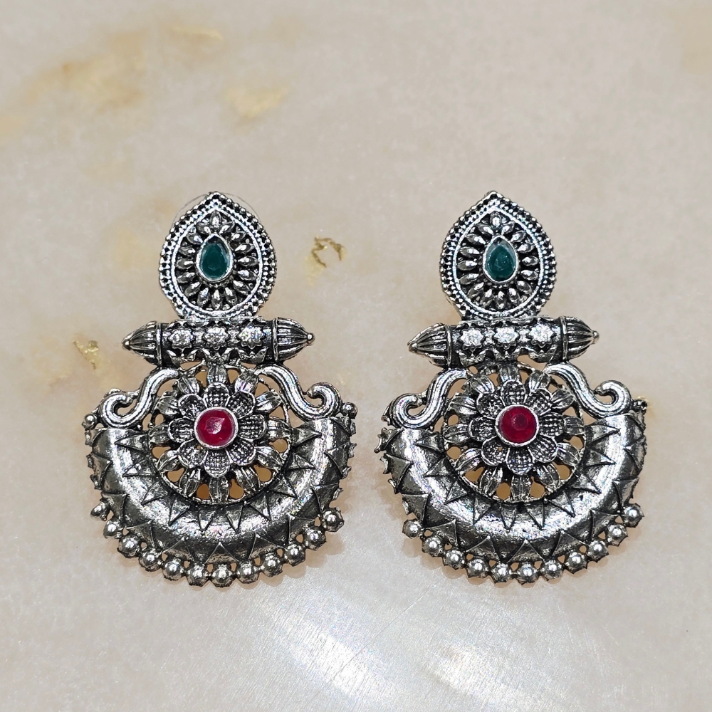 1-96.jpg Oxidized Earrings - Image 1
