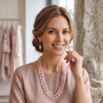 Rose Quartz Stone Necklace - Image 2