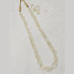 Real Lemon Quartz Stone Necklace - Image 3