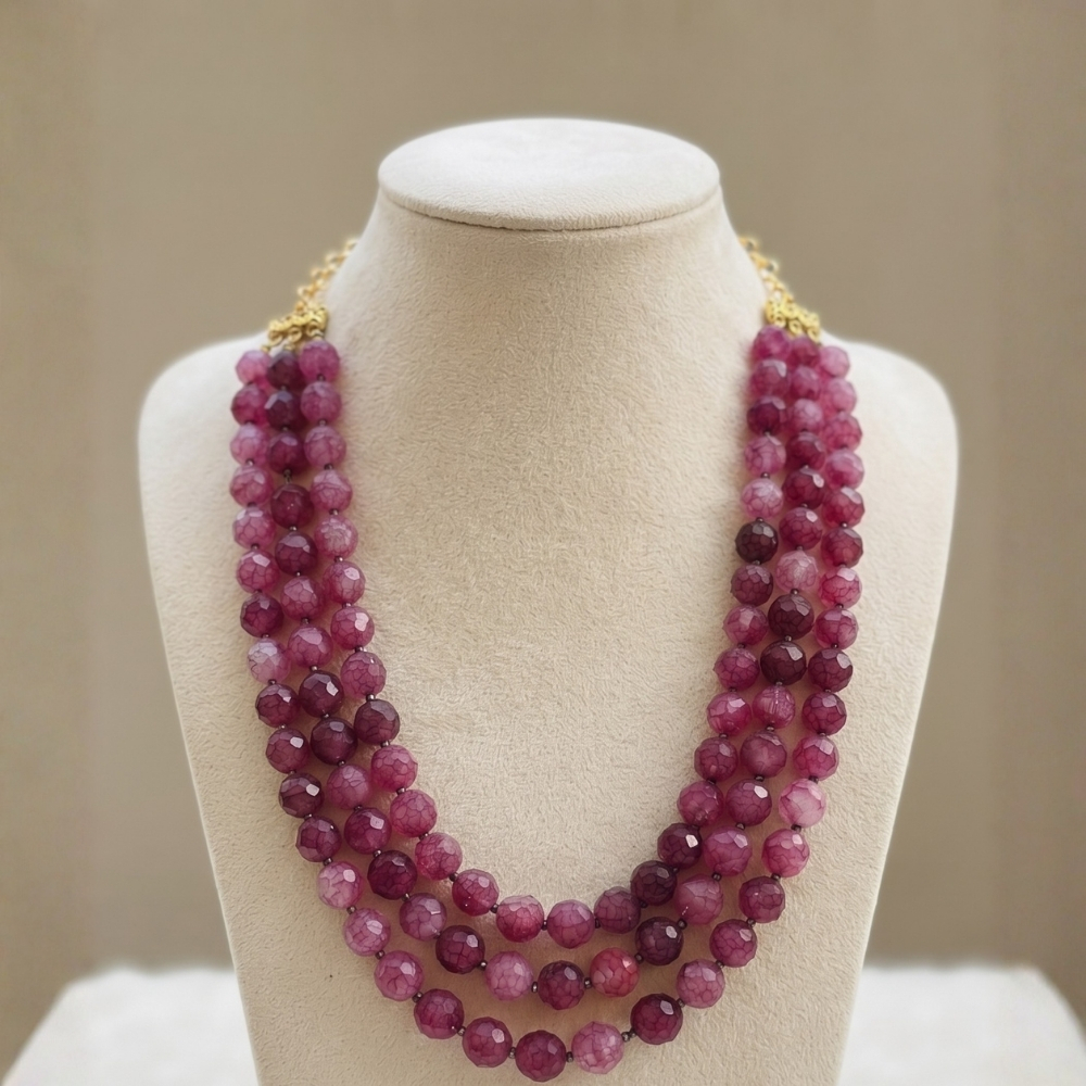 13 Rare Ruby Stone Necklace - Image 1