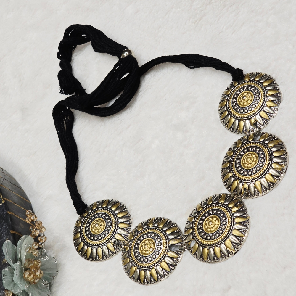 15-2.jpg Oxidized Necklace - Image 1
