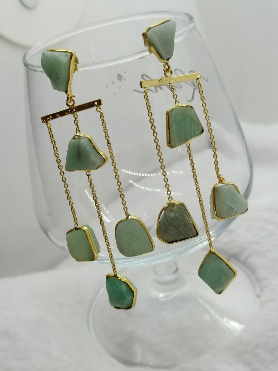 15-3.jpg Amazonite Earrings - Image 1