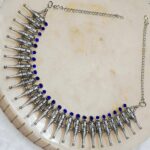 Blue Oxidized Necklace - Image 3