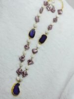 Barook with blend of moonstone agate stone necklace - Image 3