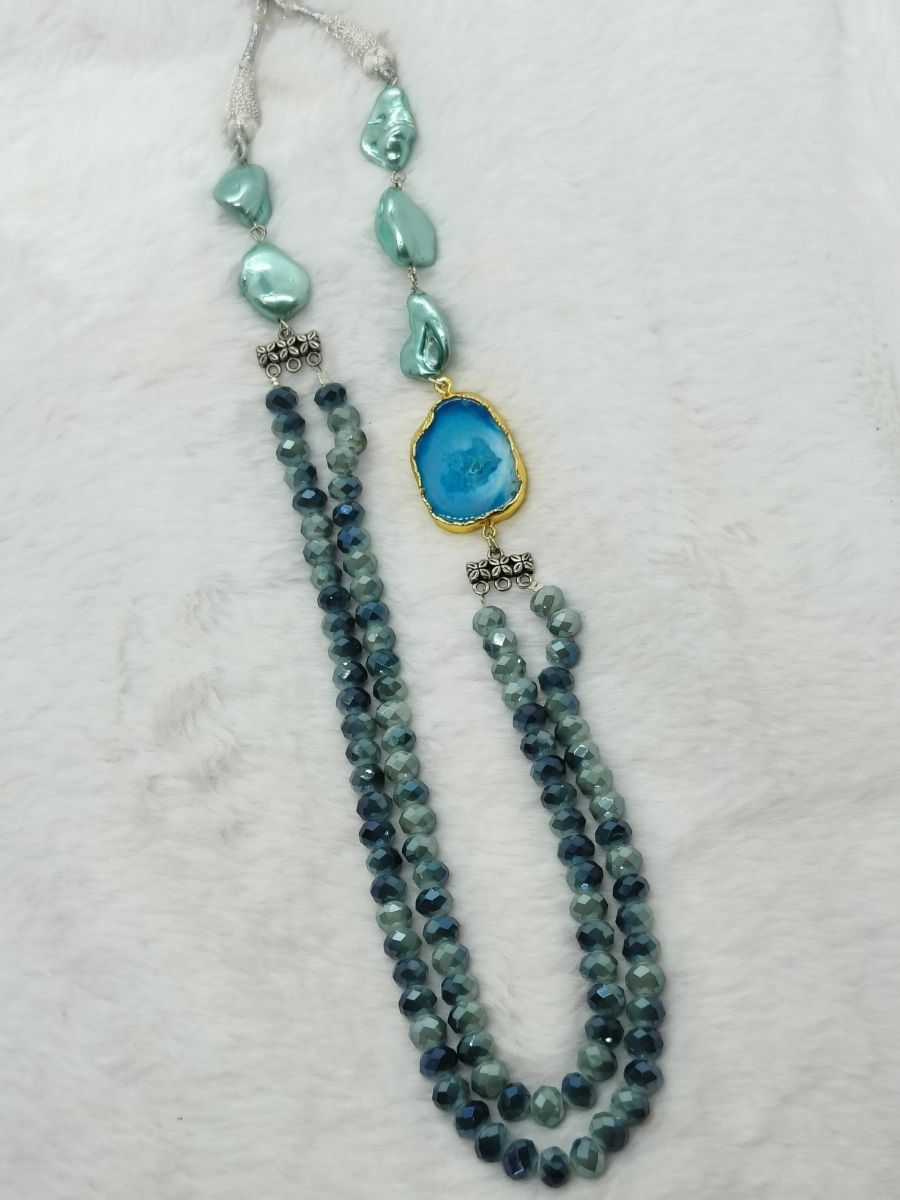 174.jpg Barook with rare of crystals necklace - Image 1