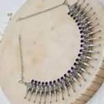 Blue Oxidized Necklace - Image 2