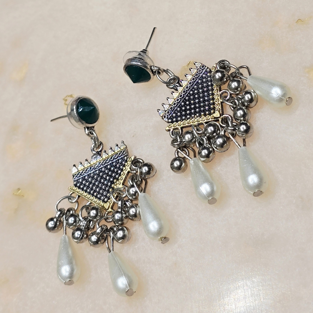 2-125.jpg Oxidized Earrings - Image 1