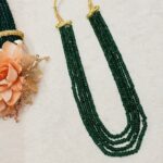 Green Beaded Necklace - Image 2