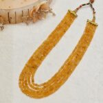 Yellow Beaded Necklace