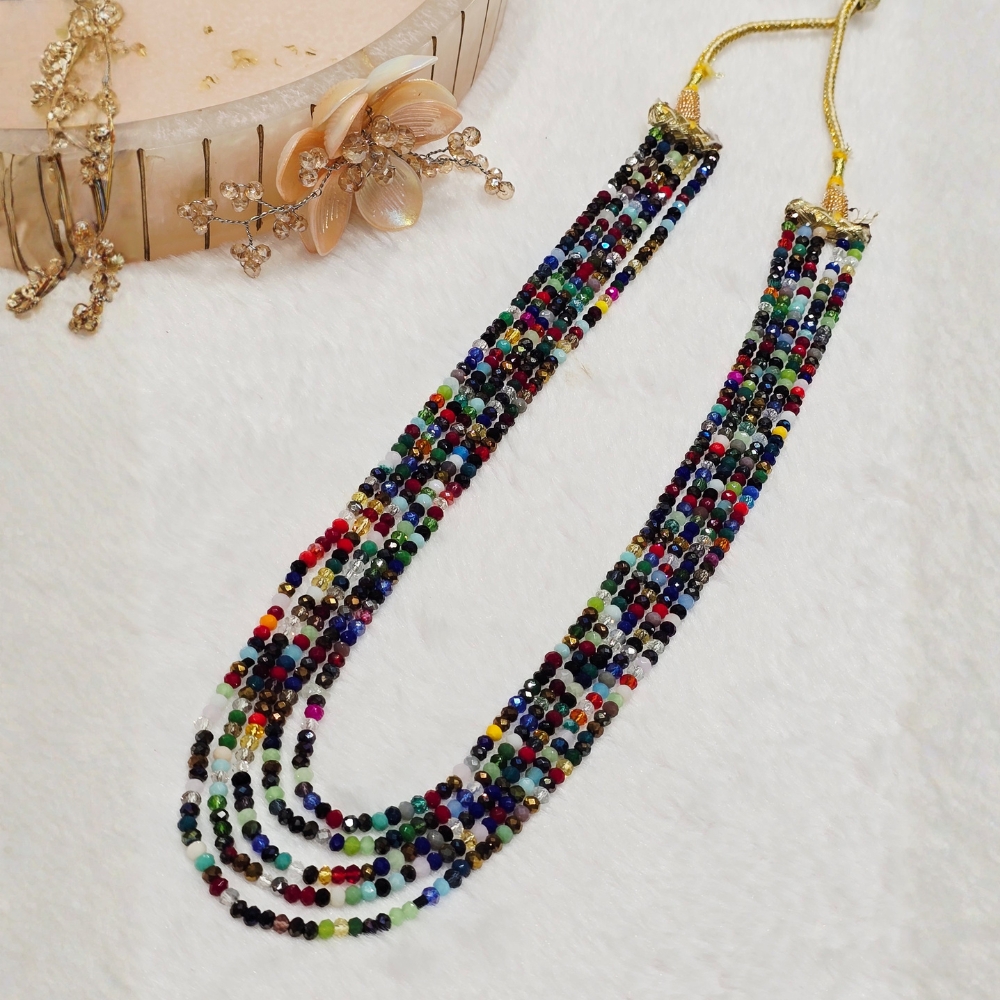 2-19.jpg Multicolor Beaded Necklace - Image 1