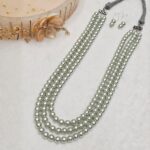Silverish Gray Pearl Necklace