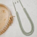 Silverish Gray Pearl Necklace - Image 2