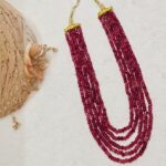 Red Beaded Necklace - Image 2