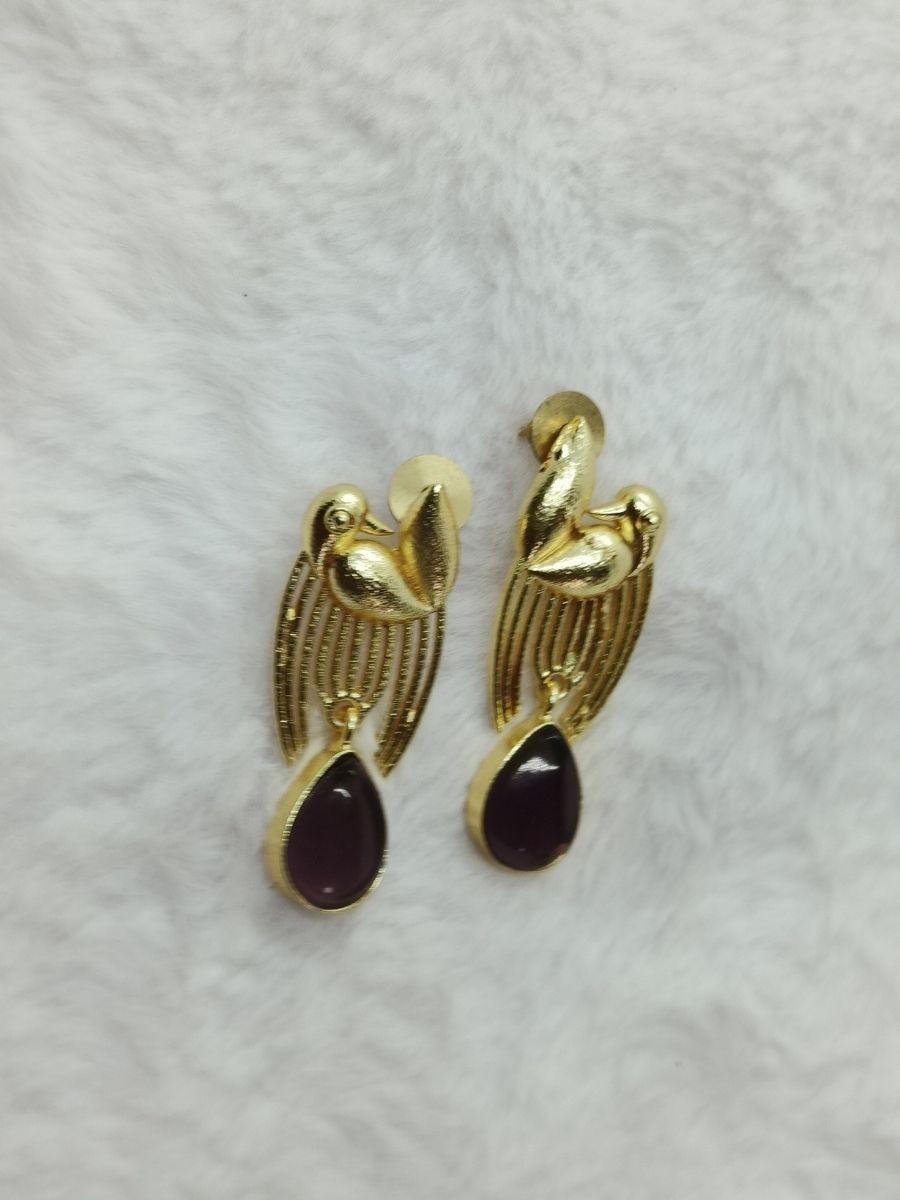 24-2.jpg Stone Earrings - Image 1