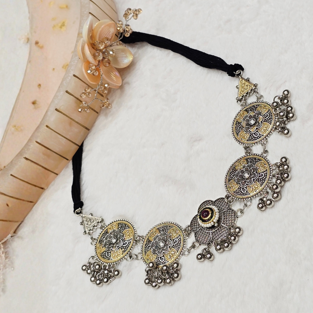 3-106.jpg Oxidized Necklace - Image 1