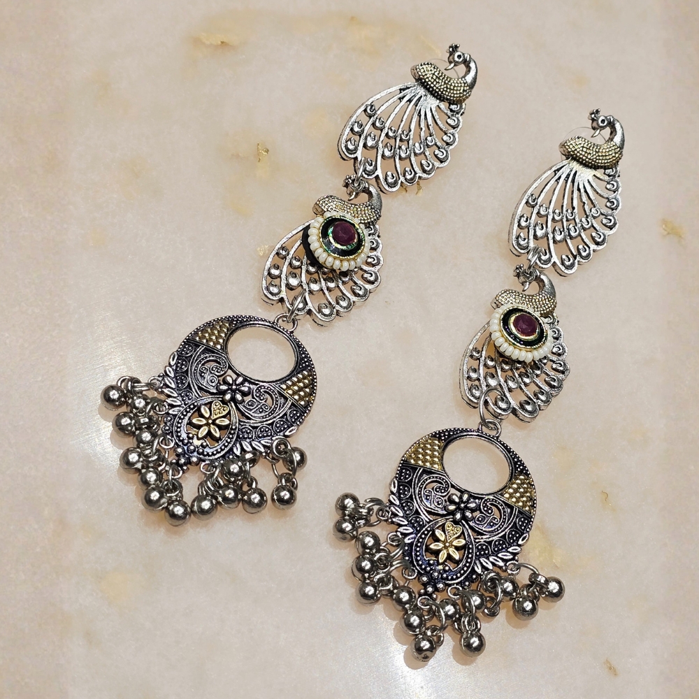 3-116.jpg Oxidized Earrings - Image 1