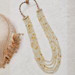 White Beaded Necklace - Image 3