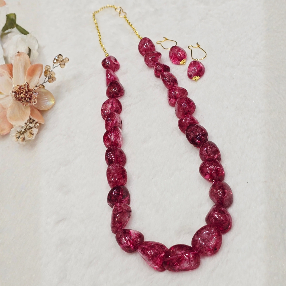 3-132.jpg Stone Necklace - Image 1