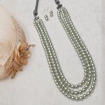 Silverish Gray Pearl Necklace - Image 3