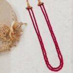 Red Beaded Necklace - Image 3
