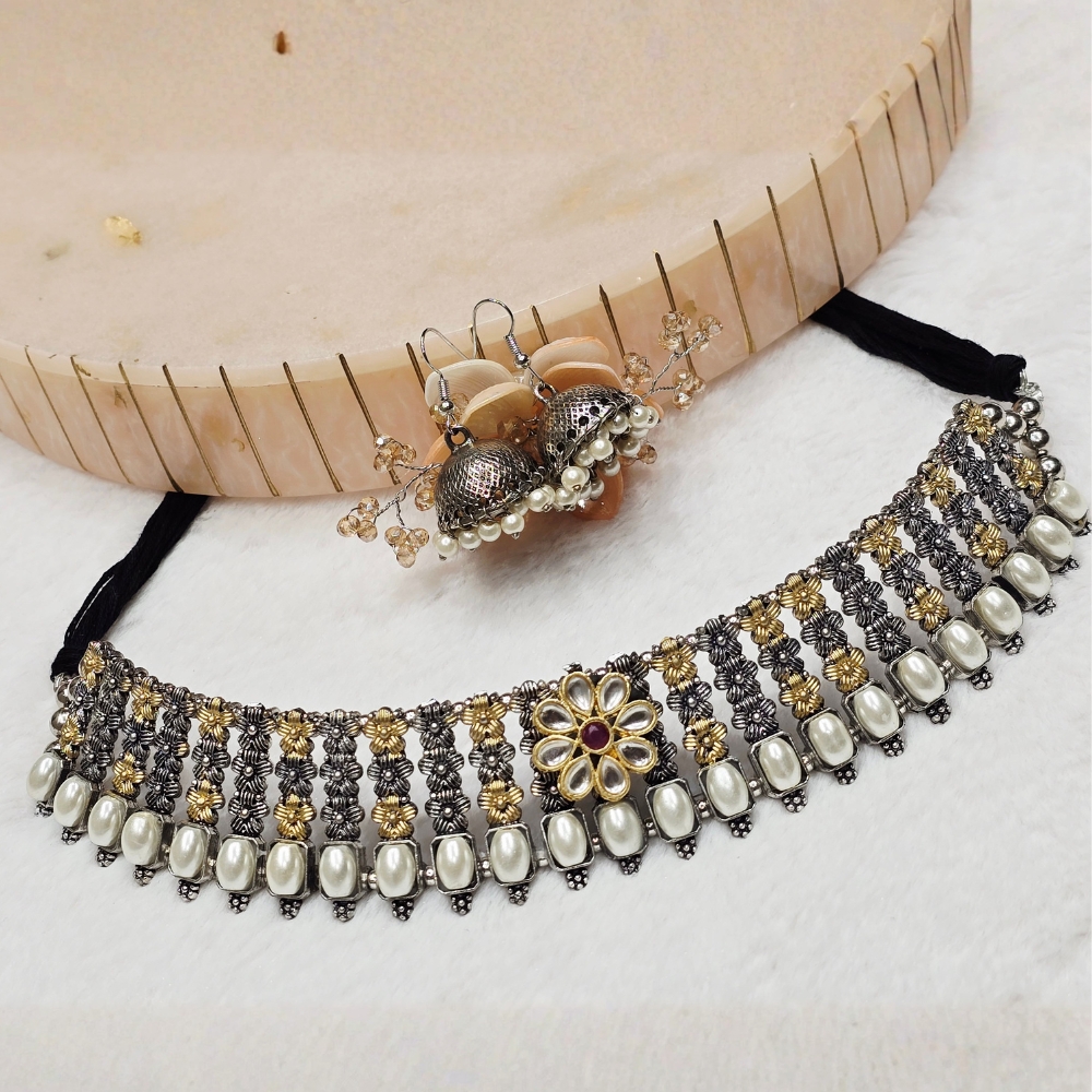 3-99.jpg Oxidized Necklace - Image 1