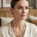 Real Smoky Topaz Stone Necklace - Image 2